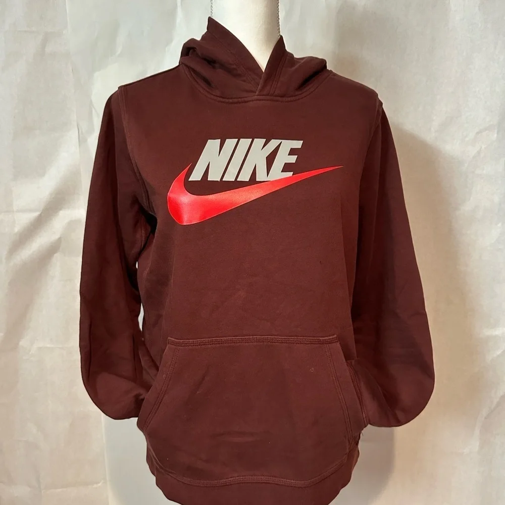 Nike Kids Burgundy Hoodie